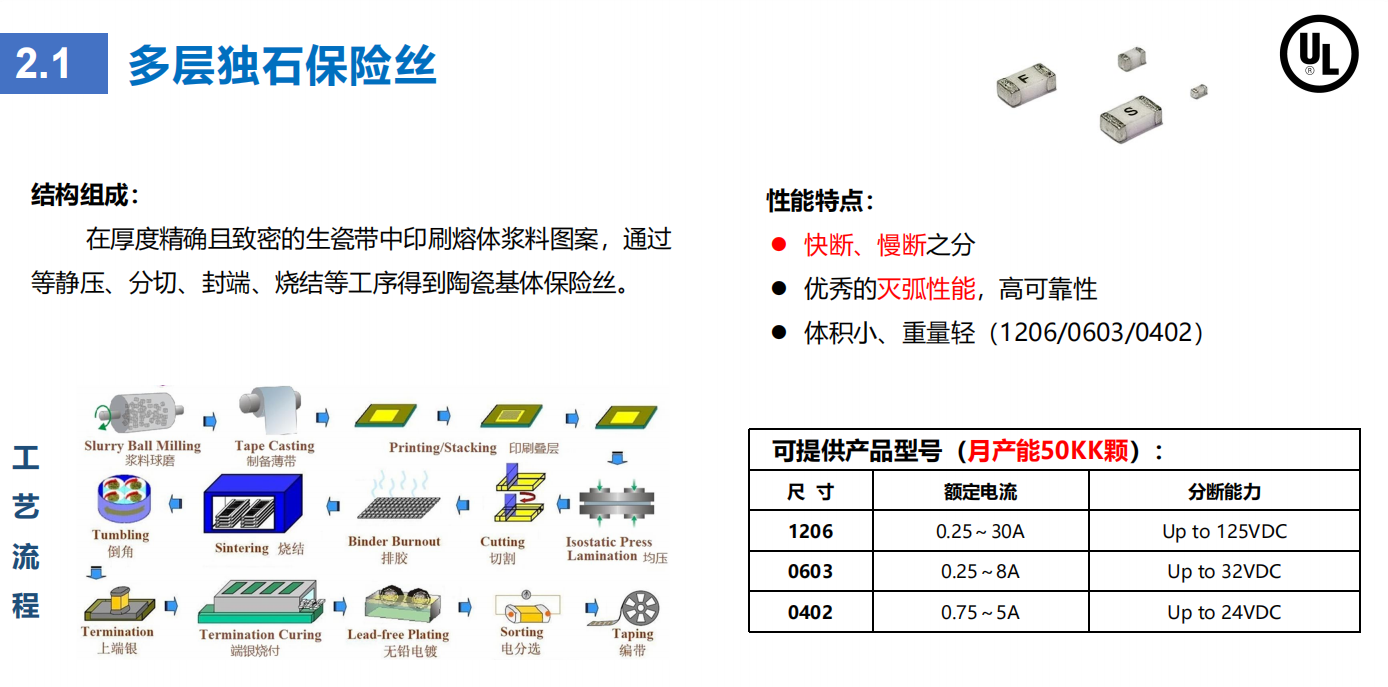 WAYQN维安多层独石保险丝规格书